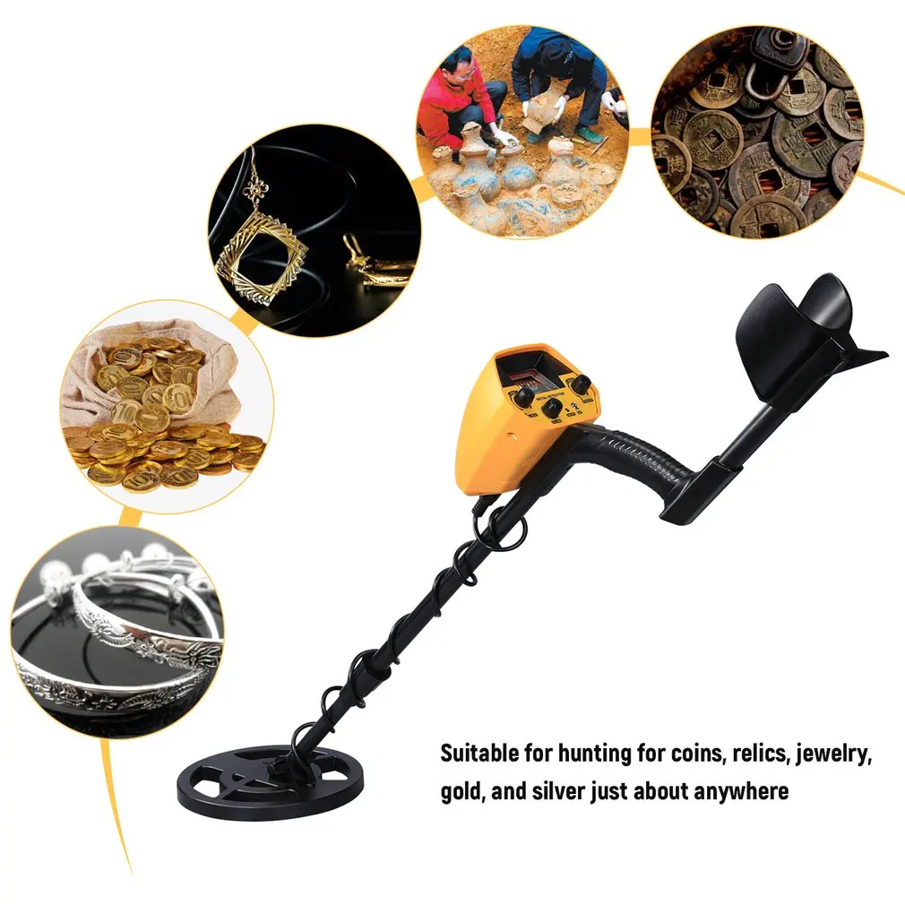 

Gtx5030 Metal Detector Accurate Measurement Underground Gold Detector Headset Archaeologists Treasure Hunter