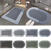home bathroom mat super absorbent non slip diatom mud bathroom carpet quick drying bath carpet kitchen entrance door mat