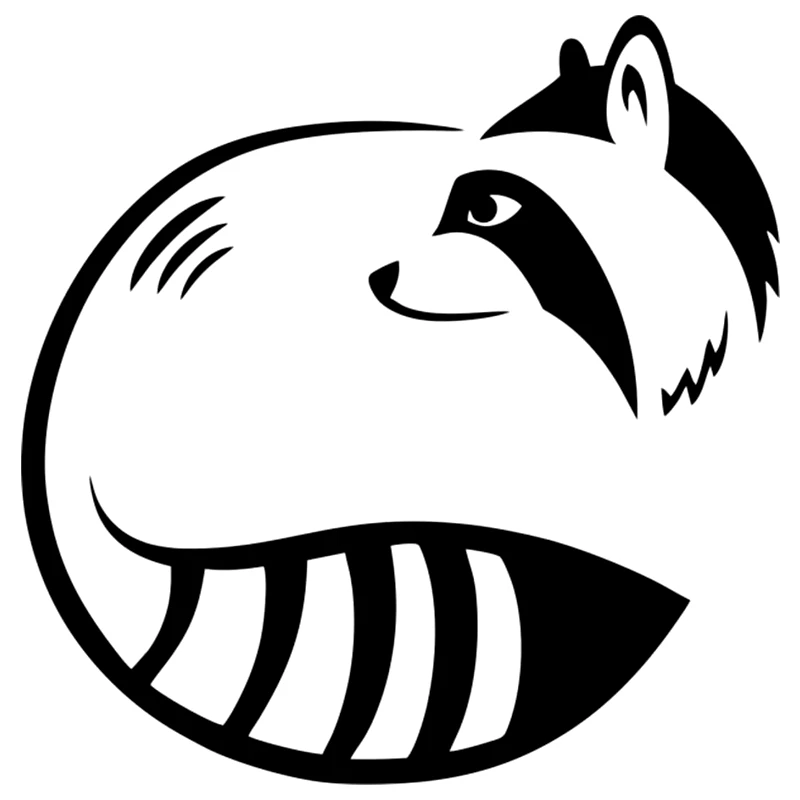 

Car Sticker Funny and Cute Raccoon Decals Creative PVC Body Bumper Decoration Decal Exquisite Exterior Waterproof Stickers