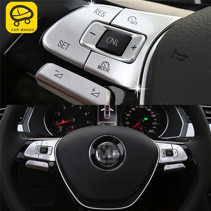 Автомобильная наклейка на руль хромированная крышка для VW Volkswagen Passat B8 2017-2019 |