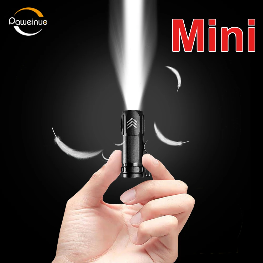 

NEW Mini Led Flashlight Torch Light Rechargeable Built-in Battery Flash Light Powerful Waterproof Led Lantern Camping Work Lamp