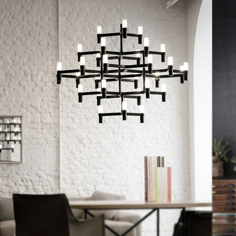 

Железный стеклянный шар в скандинавском стиле, Подвесная лампа с кристаллами, кухонные люстры, столовая, luzes de teto