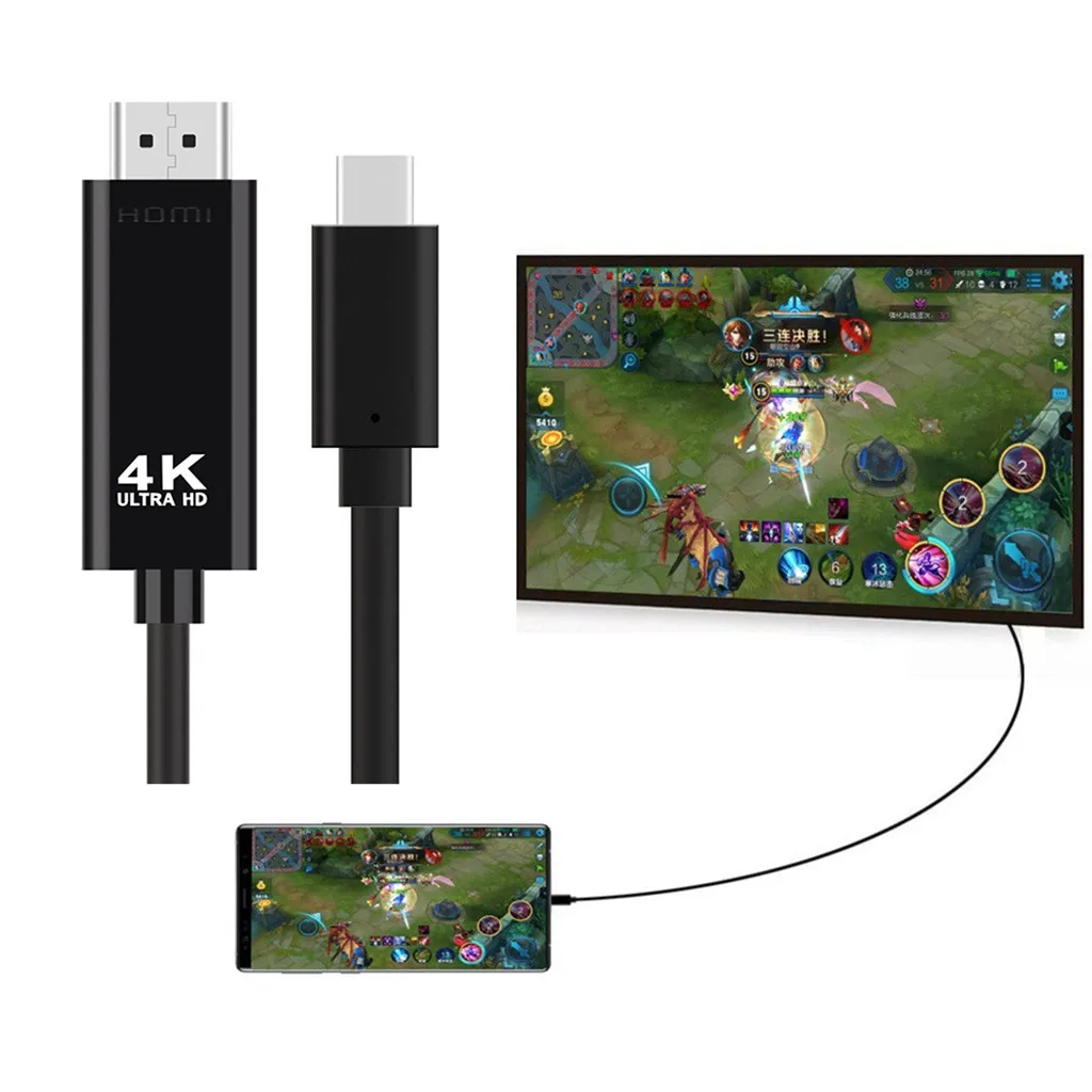 Ouhaobin(Ouhaonew Type C к HDMI 4K кабель HDTV Цифровой AV адаптер для Samsung Galaxy S9 + S8 супер качества