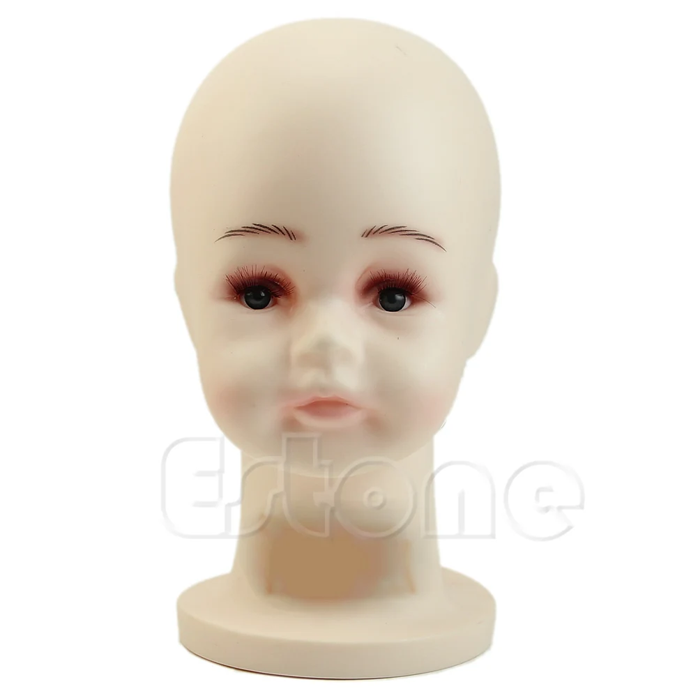 

Children Mannequins Manikin Head For Wig Hats Show Model Stand Display R3MF