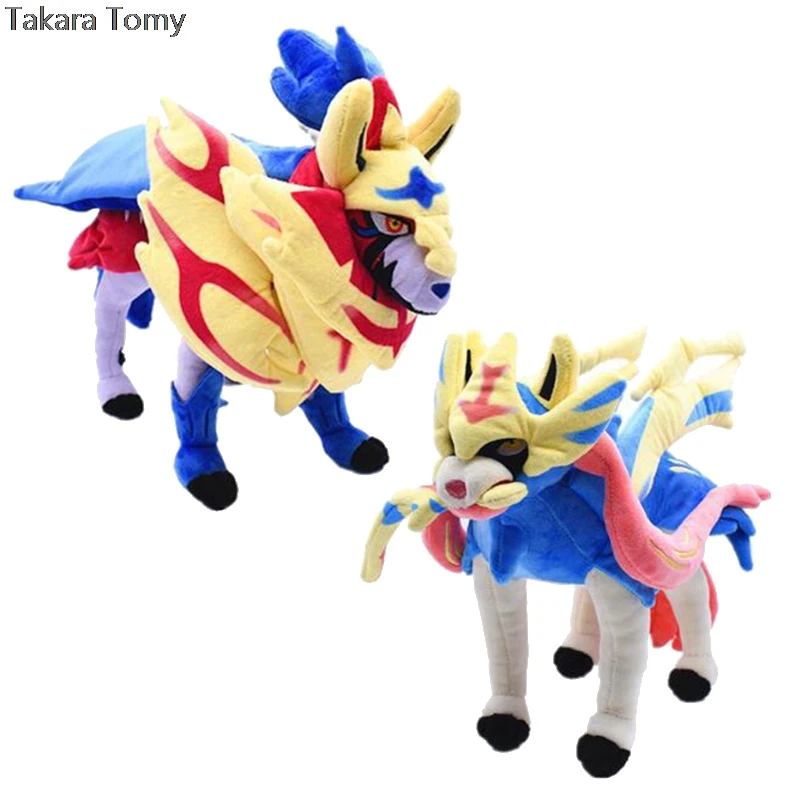 

Sword and Shield Zacian Zamazenta plush doll Anime Elf Stuffed toys Decorations Collection gifts for kids Children