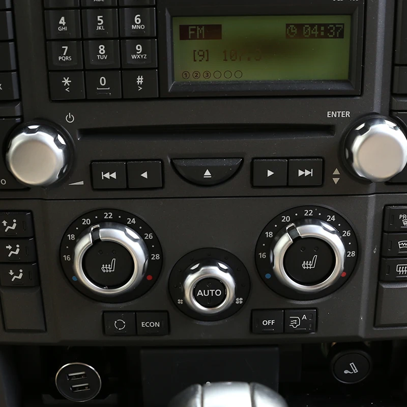 

For 04-09 Land Rover Discovery 3LR3 /05-08 Land Rover Range Rover Sport L320 ABS air conditioning volume knob decorative cover