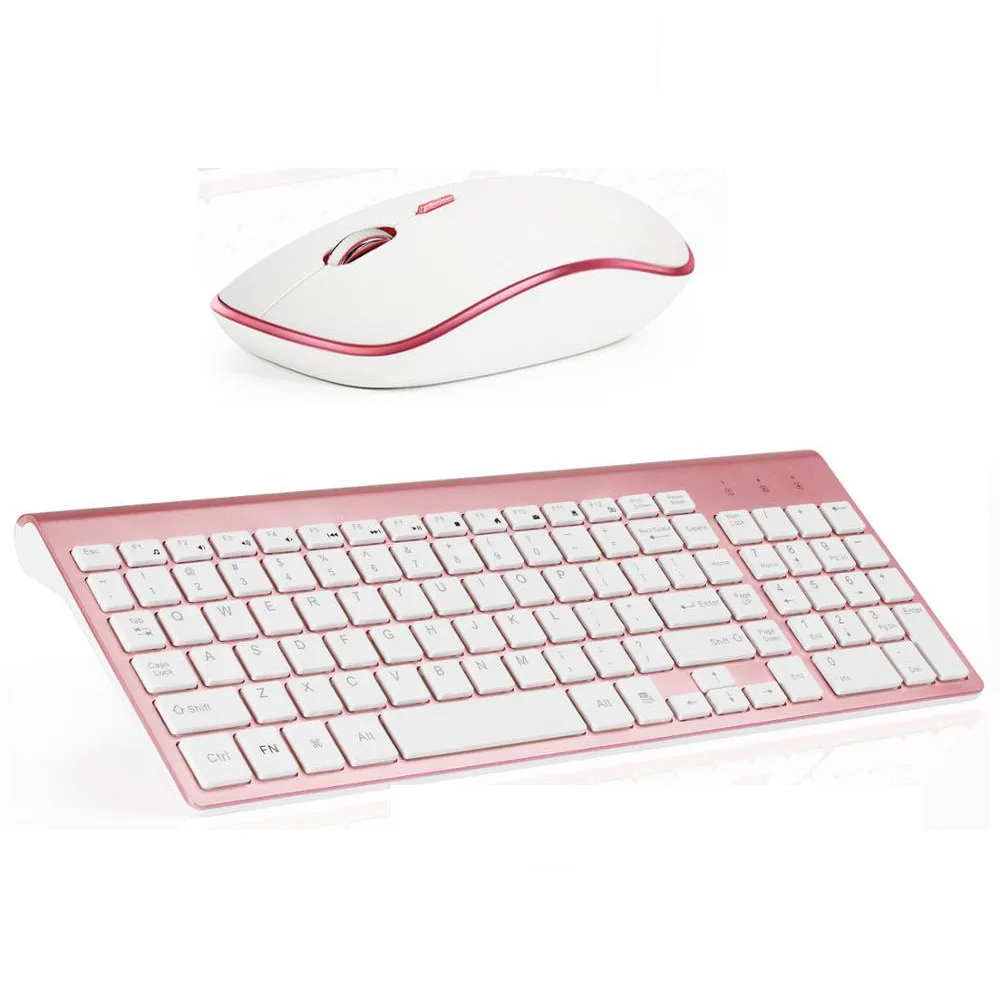 Последняя Neasgor последние ультра тонкий 2 4 ГГц компьютерная клавиатура и мышь