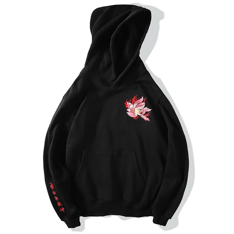 2020 толстовки с вышивкой персонажа нежа уличная Толстовка мужская Харадзюку хип