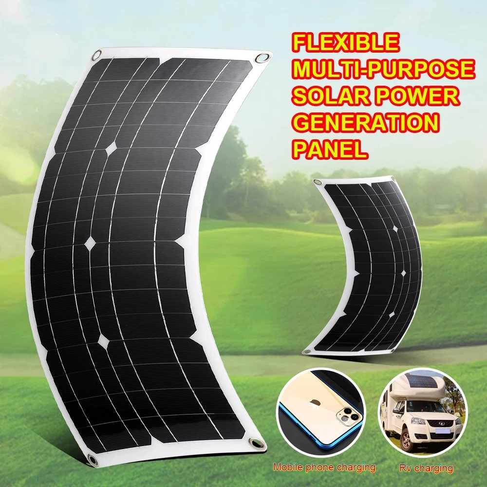 

25W Multi-purpose Mobile Phone Charging Solar Power Generation Board Portable Emergency Charging Board for Vehicles and Ships