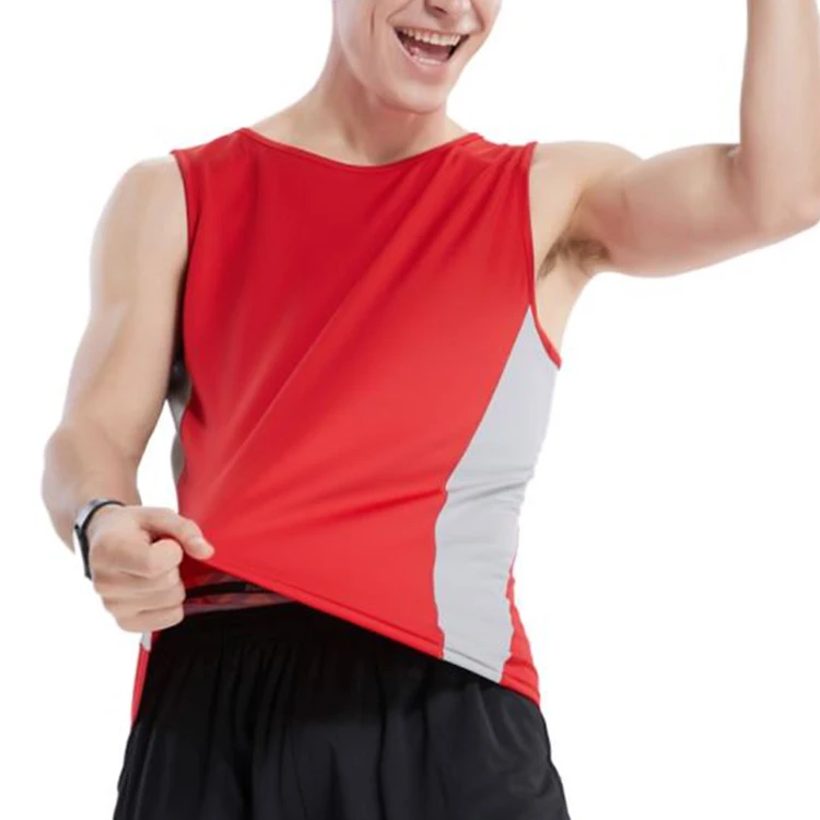 Popular Men's Muscle Gym Workout Spell Color Vest Sport Custom Logo Tank Top images - 4