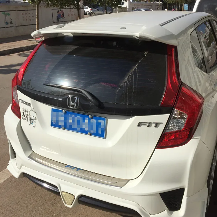 Спойлер для Honda JAZZ/Fit 2014-2017 GK5 Jazz высококачественный материал ABS автомобильного