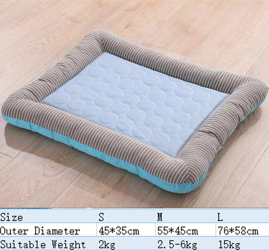 Летний охлаждающий коврик для собаки льда кошки спальные коврики собак кошек