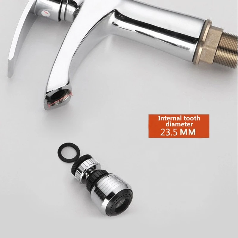 

360 rotating tap nozzle filter water saving device