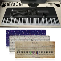 maiyaca vintage piano notes laptop gaming mousepad big promotion russia gaming mouse pad xl keyboard laptop pc notebook desk pad