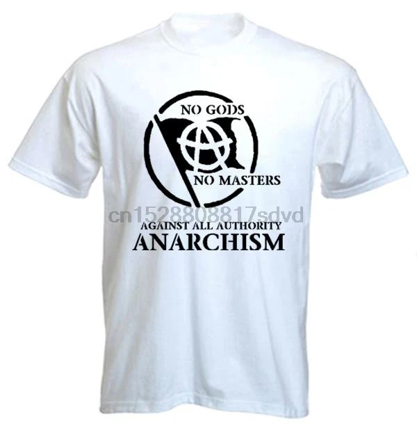 2019 новый модный принт футболка с принтом размера плюс анархиста в стиле панк