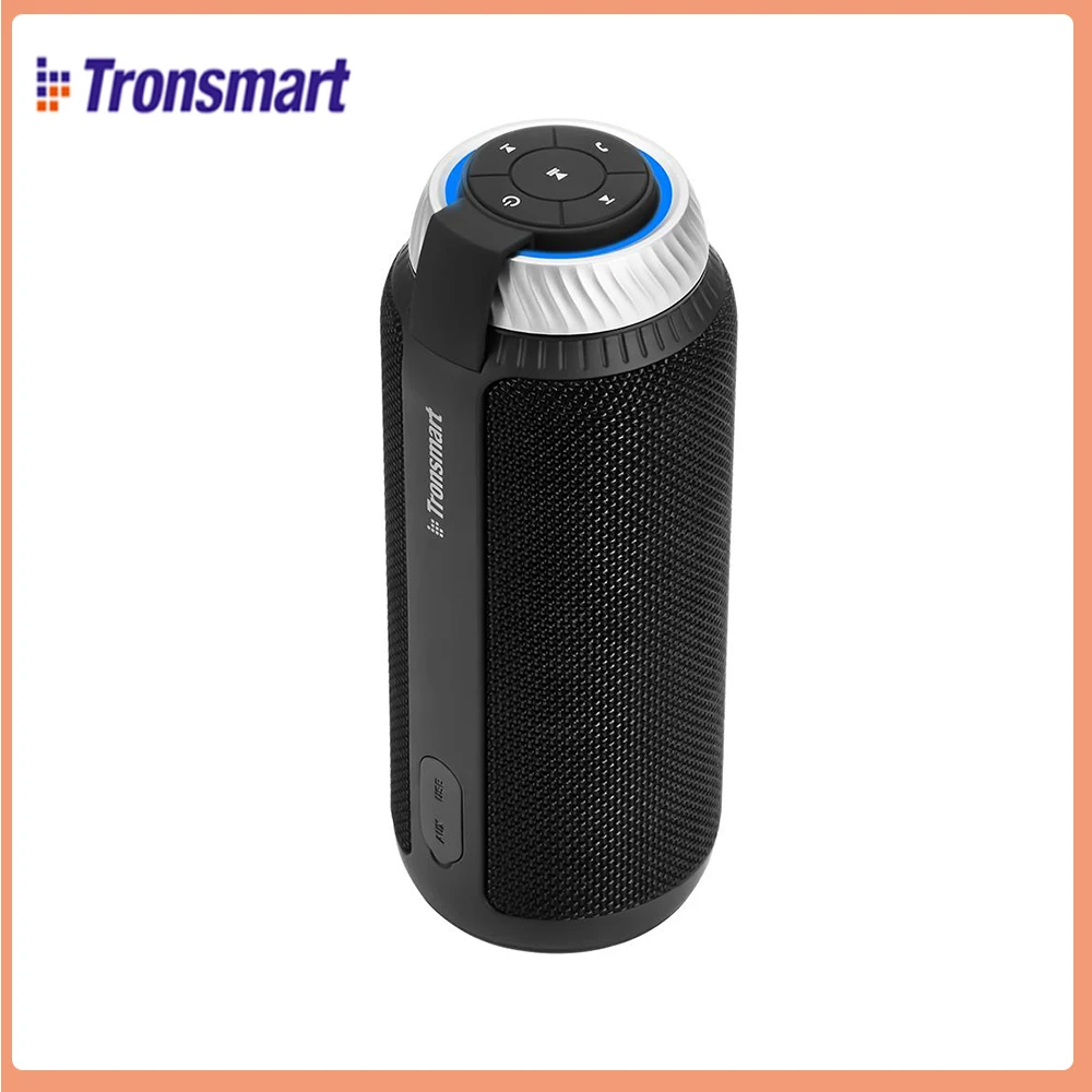 저렴한 Tronsmart T6 25W 휴대용 블루투스 스피커, 360 ° 스테레오 사운드 및 내장 마이크