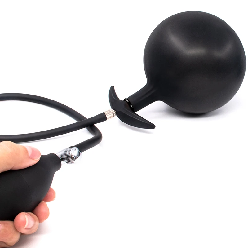 Metal Anal Balls Inflatable Butt Plug Large Tube Pussy Vaginal Decoration Adult Sex Toys For Men Women Buttplug | Красота и здоровье