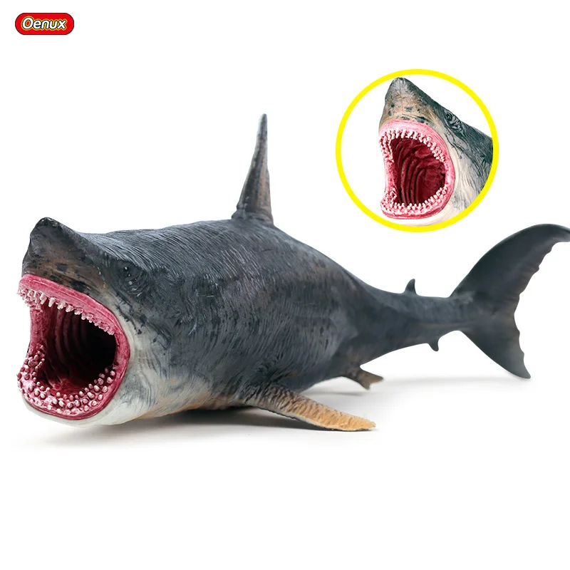 Oenux Морская жизнь морские животные Кит Акула Megalodon модель фигурка ПВХ океанские