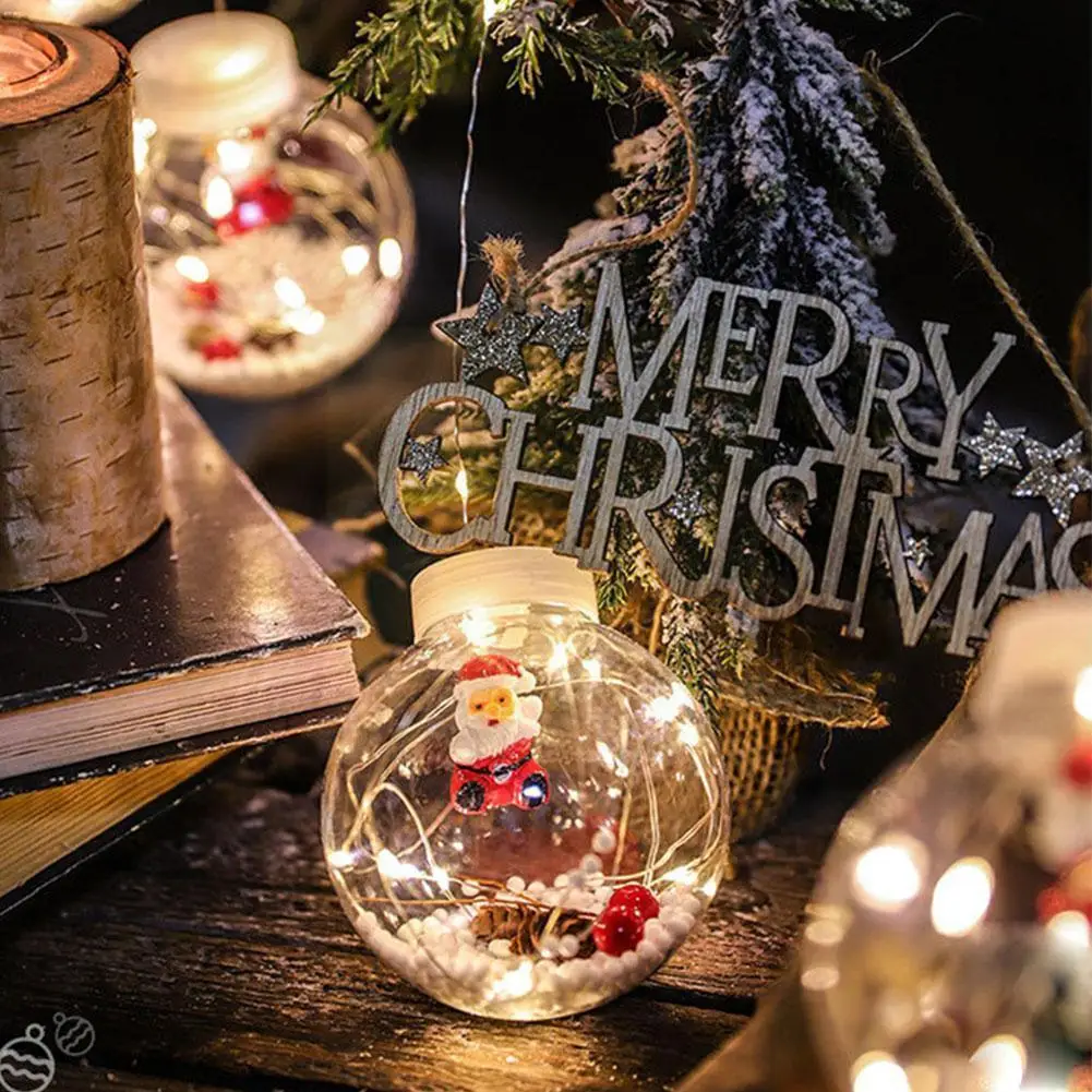 

LED Christmas Curtain Lamp Xmas DIY Ball Santa Curtain Gifts Decoration Christmas New Party Light Year For Home Tree String V3V6
