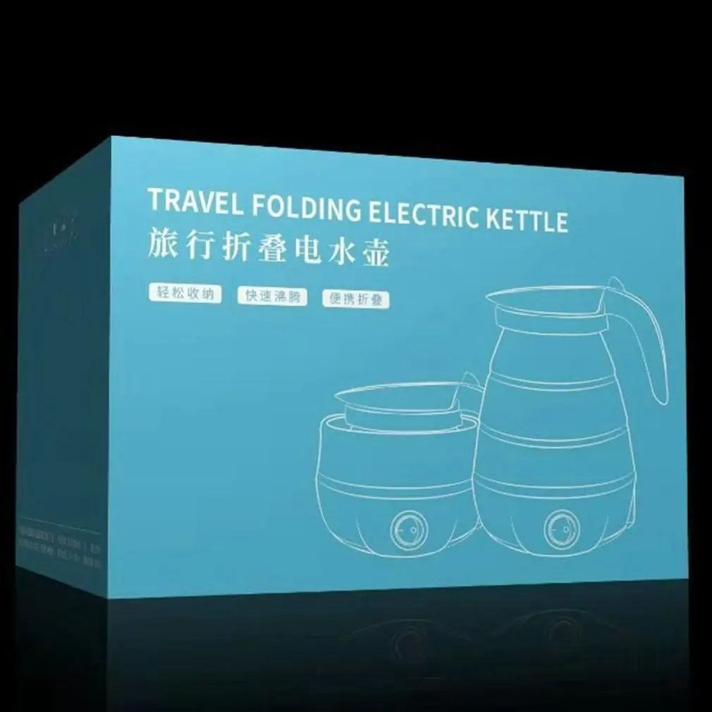 Compact Size Home Electric Kettle Durable Silicone Foldable Portable Travel Camping Water Boiler Appliances | Дом и сад