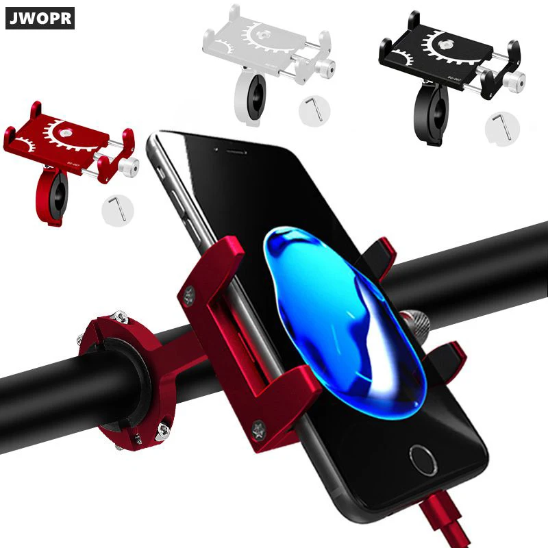 

Aluminum Alloy Motorcycle Bicycle Mobile Phone Holder Outdoor Riding Mobile Phone Navigation Bracket Modification Accessories