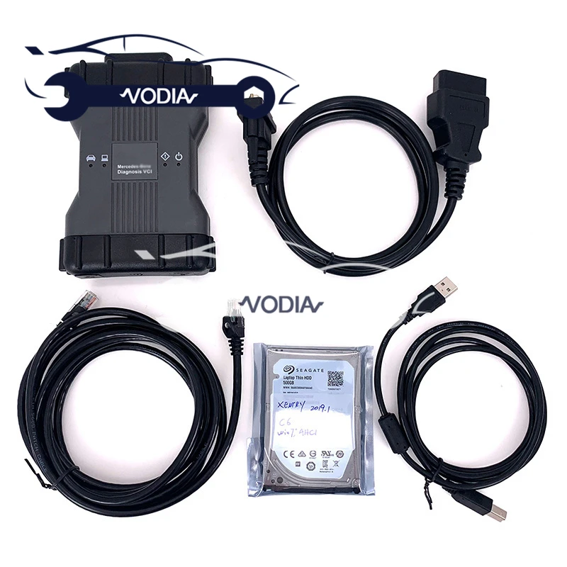 Диагностический сканер MB STAR C6 Мультиплексор mb SD Connect xentry VXDIAG c6 для грузовиков и