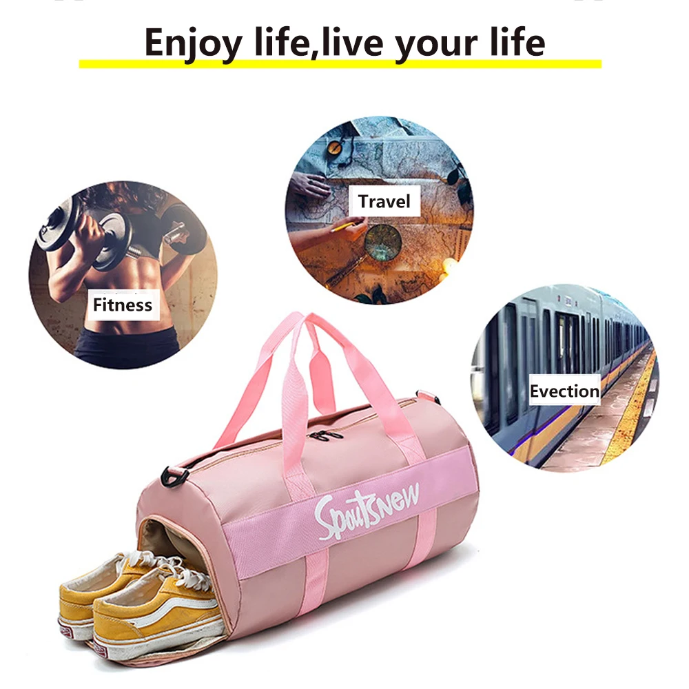 20 35L большой Ёмкость Сумки для зала Для мужчин спортивная сумка отделение сухого