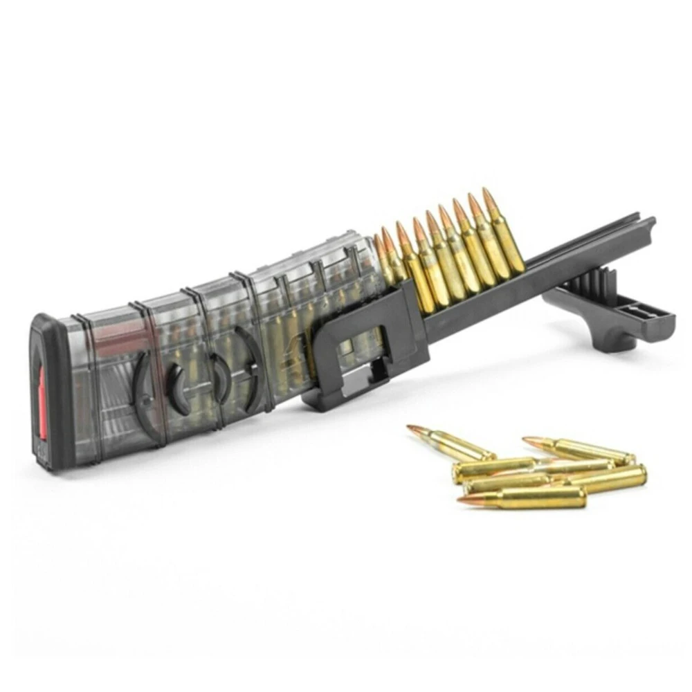 

Tactical Universal Magazine Speed Loader for Rifle Pistol Magazine 9mm/.223/5.56/.308/7.62x39 Hunting Gun CAM Speedloader