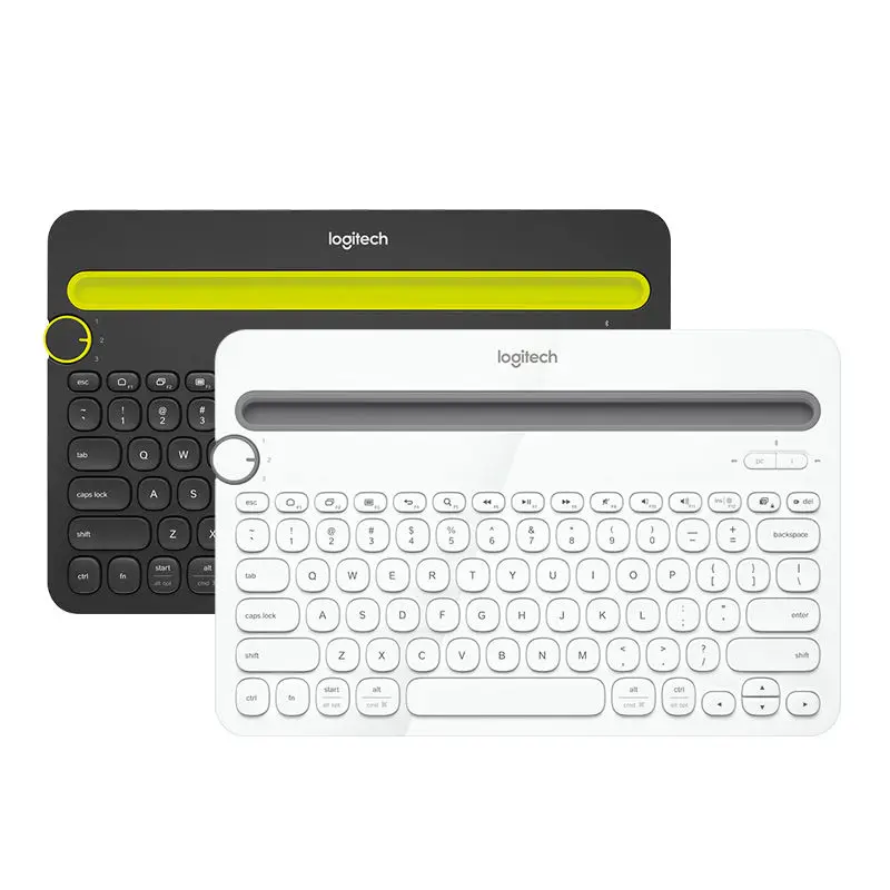 Оригинальная Беспроводная Bluetooth клавиатура K480 многофункциональная черная белая