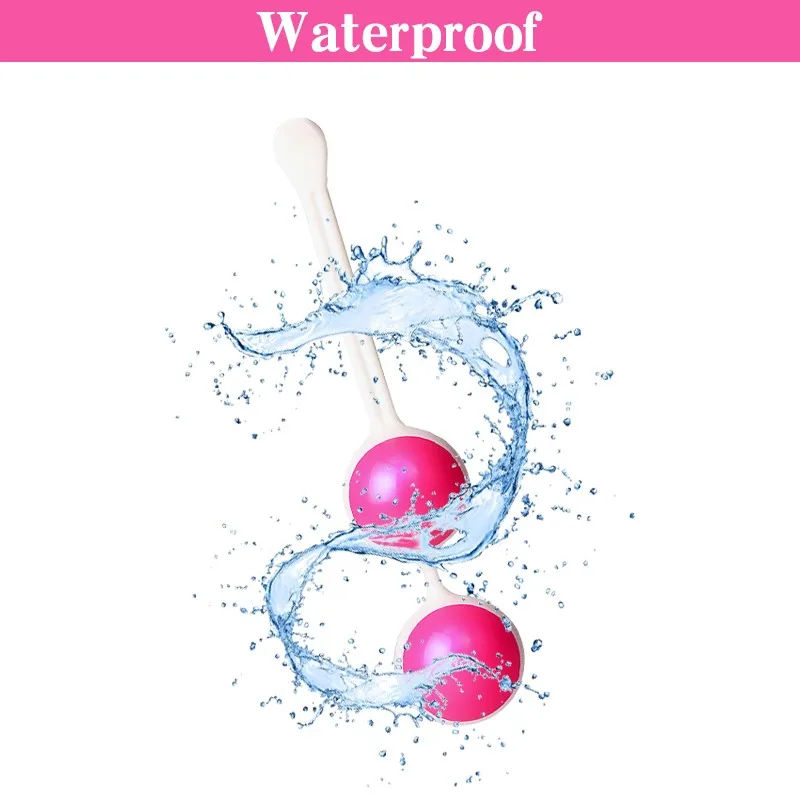 Розовые Усадочные шарики китайские для женщин интимный тренажер мышц