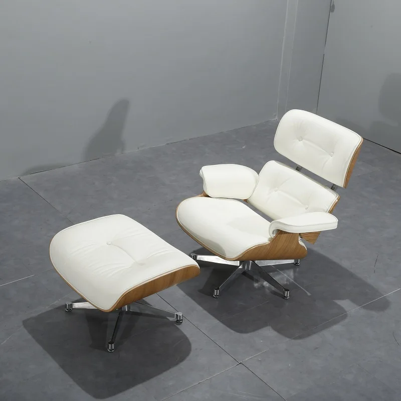 

Luxury Boss Executive Office Chair White Leather Modern Design Swivel Comfortable Office Furniture