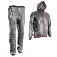 outdoor raincoat waterproof windproof cycling jersey rain coat and pants set