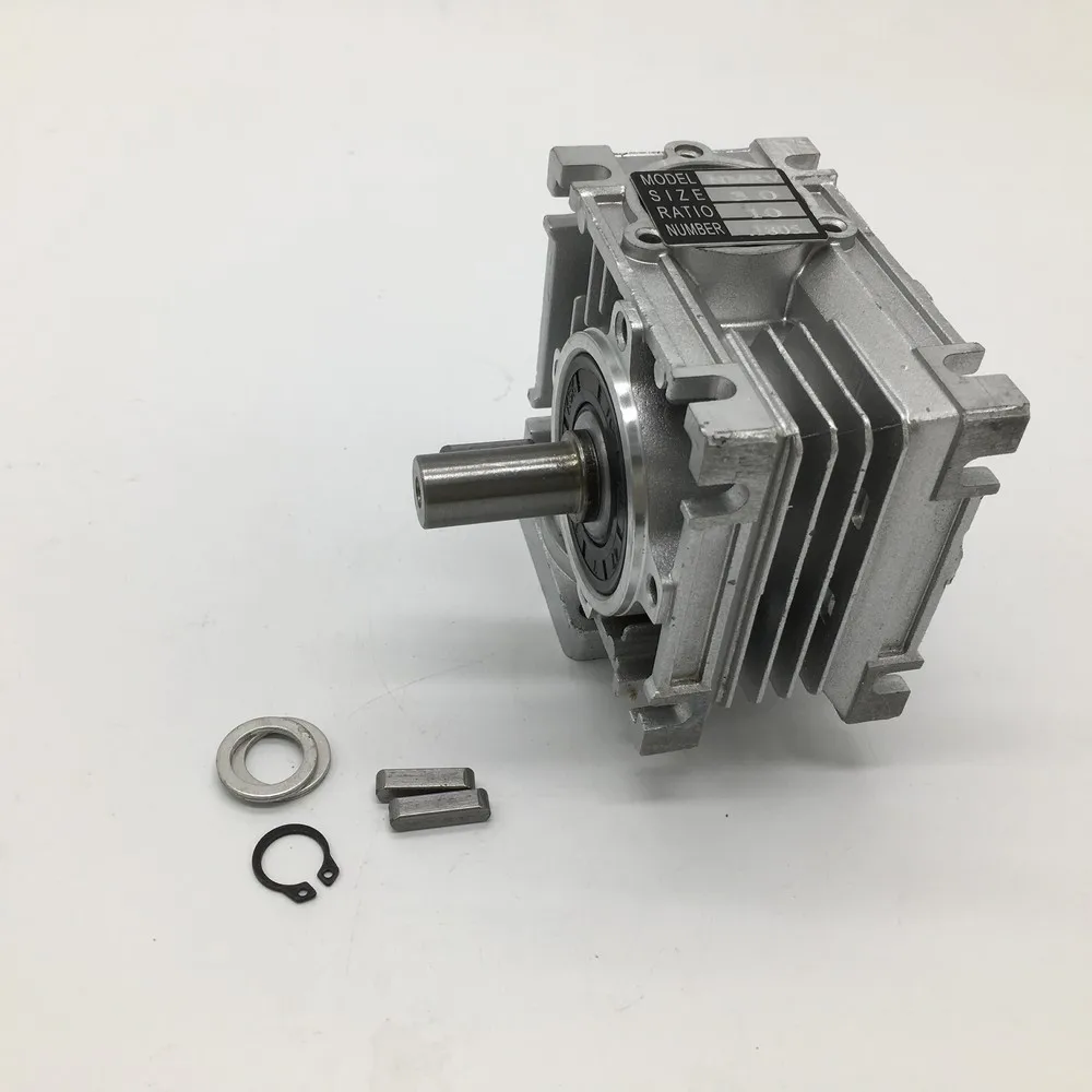 Коэффициент 10:1 турбочервячная коробка передач RV030 14 мм выходной редуктор