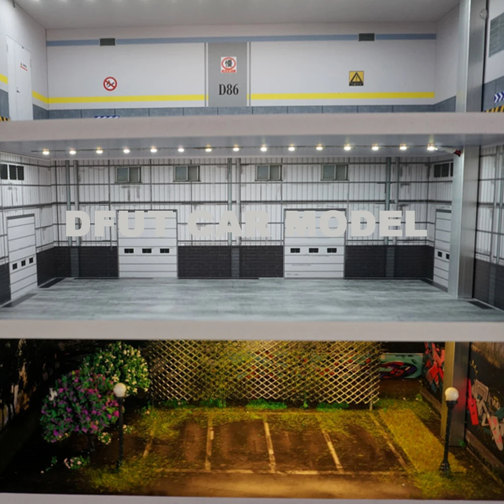 Модель автомобиля подземная материал для изготовления гаража инструкция по