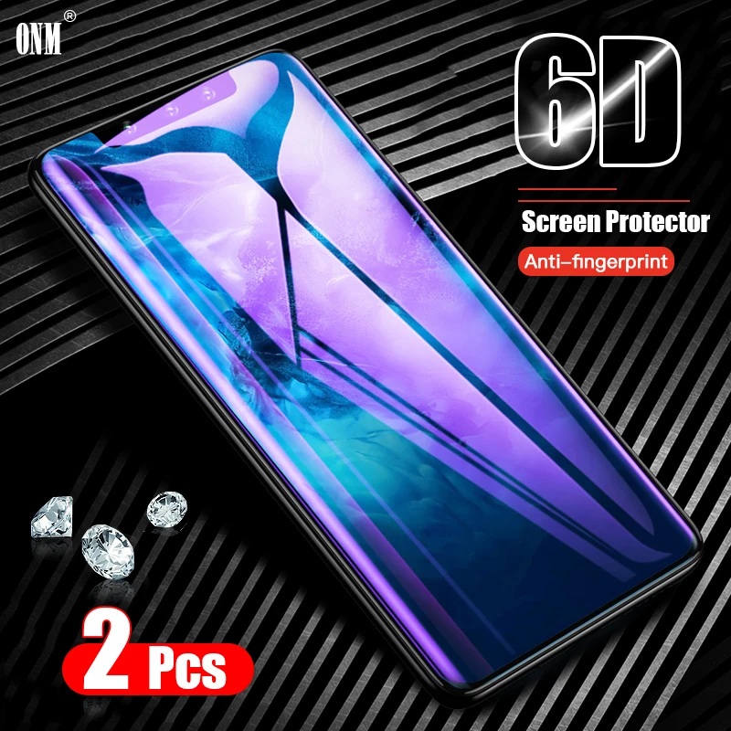 6D закаленное стекло для huawei mate 30 полное покрытие изогнутый экран Защитная пленка