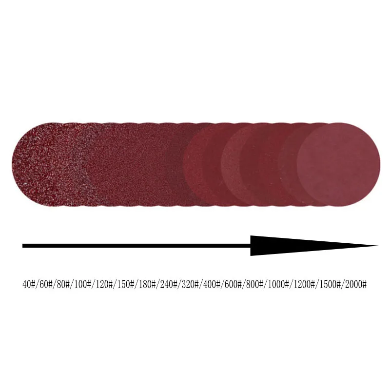 NEWONE 10 шт./компл. 75 мм 3 ''/3 дюйма зеркальные диски Зернистость 40 ~ 1200 для