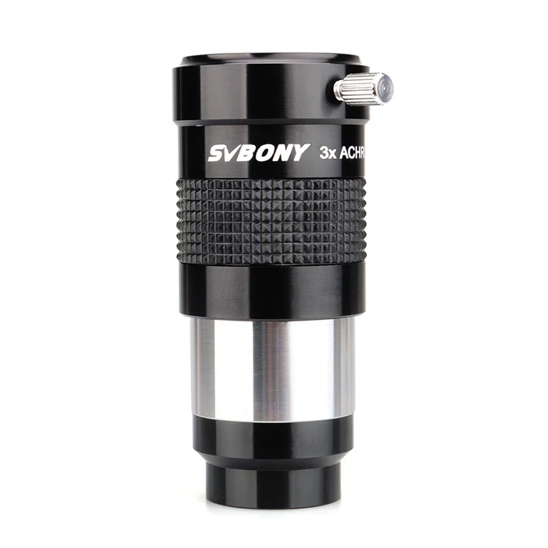 SVBONY 1,2" 3X линза Барлоу окуляр с многослойным покрытием 2 группы 3 элемента продвинутый Ахроматический Профессиональный астрономический телескоп