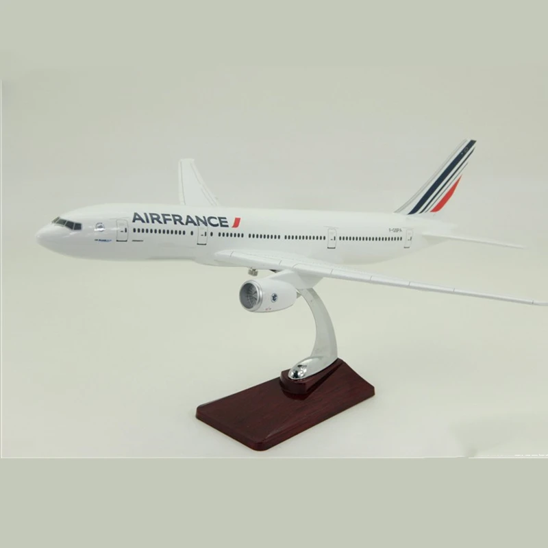 47 см самолет Boeing B777 Air Франция Самолет Авиакомпания Модель литья под давлением пластиковая Смола самолет для коллекционных