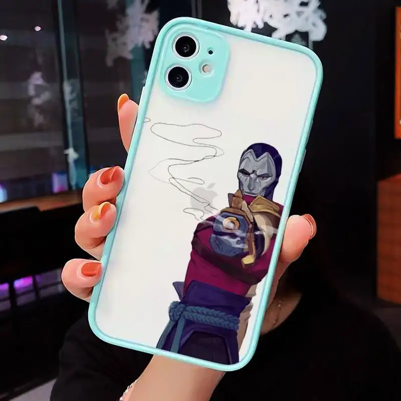 

lol League of Legends Ember Phone Case Matte Transparent for iPhone 7 8 11 12 s mini pro X XS XR MAX Plus cover funda