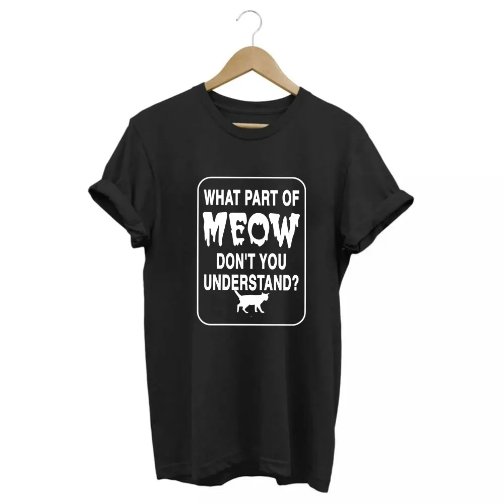 

COOLMIND cotton cat print unisex T shirt casual cool o-neck women tshirt short sleeve women t-shirt women tee shirts top
