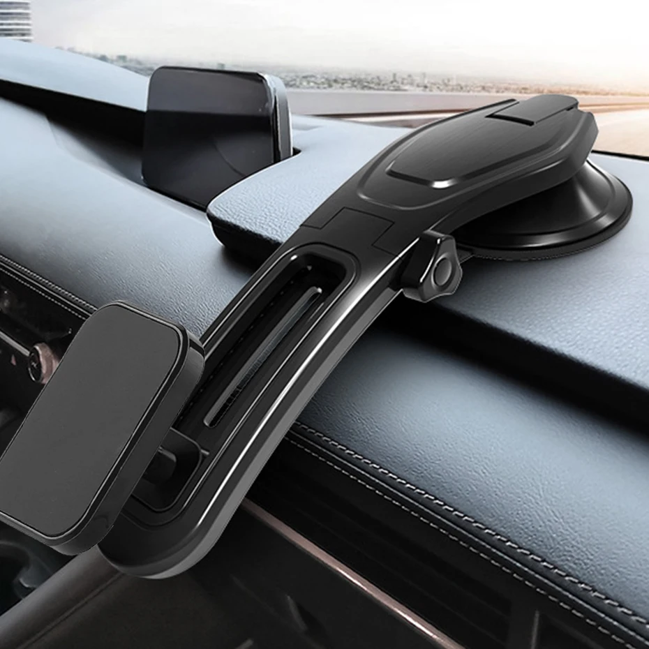 360 rotatable magnetic car phone holder car holder stand magnet dashboard car phone holder gps mobile cell mount support free global shipping