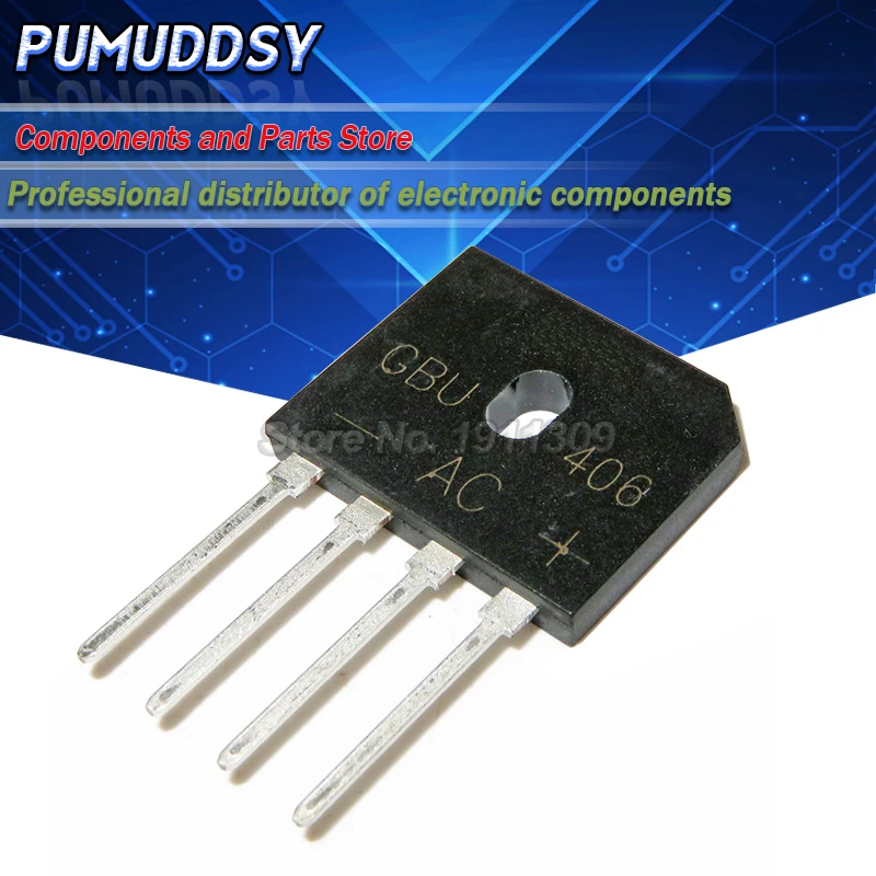 5 шт. GBU406 600 в 4A ZIP new и IC|Интегральные схемы| |