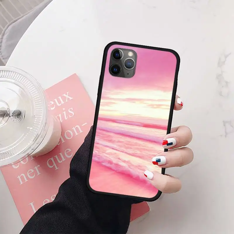 

Sweet sky pink Cloud Great Phone Case for iPhone 11 12 mini pro XS MAX 8 7 6 6S Plus X 5S SE 2020 XR