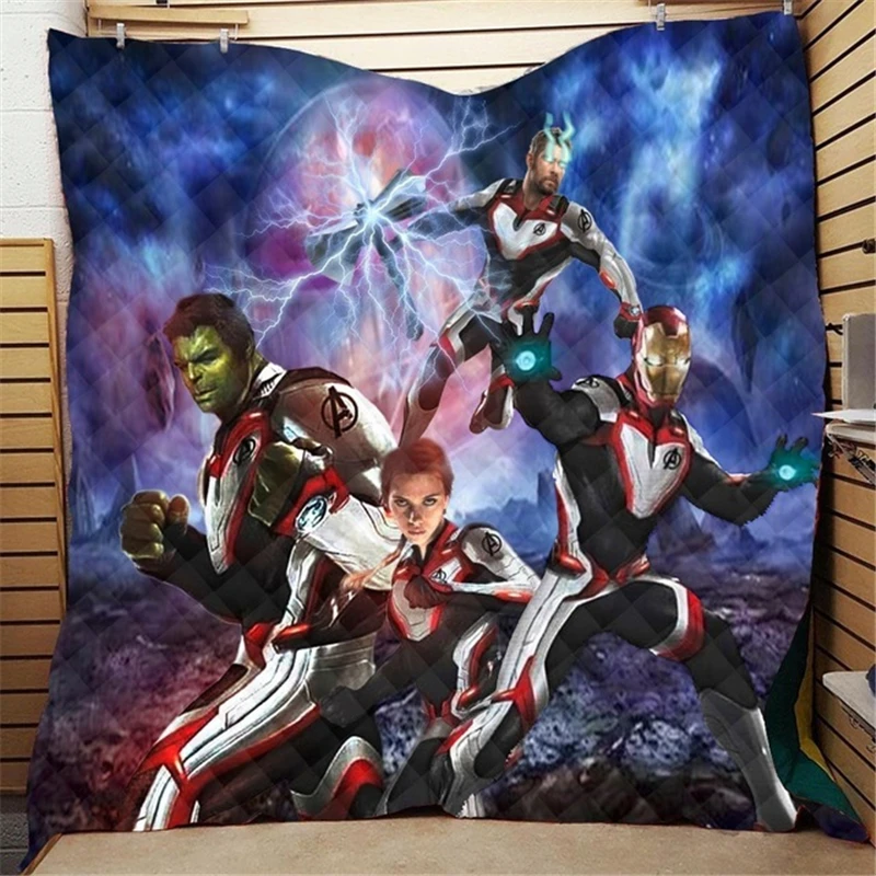 Домашнее покрывало с 3D принтом Endgame одеяло королевского размера для детей и
