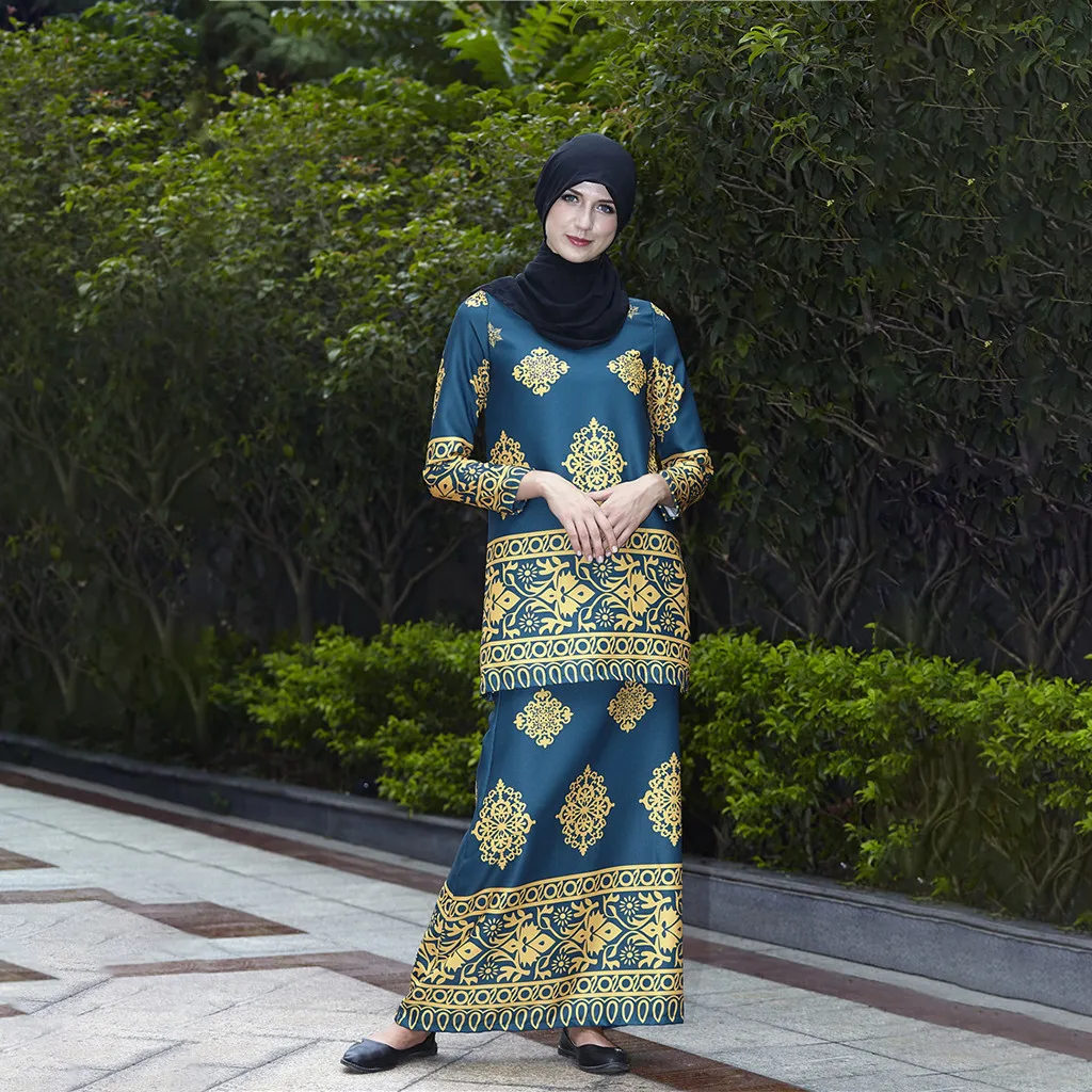 Дубай платье abaya jalabiya Исламская одежда для женщин халат женский мусульманский