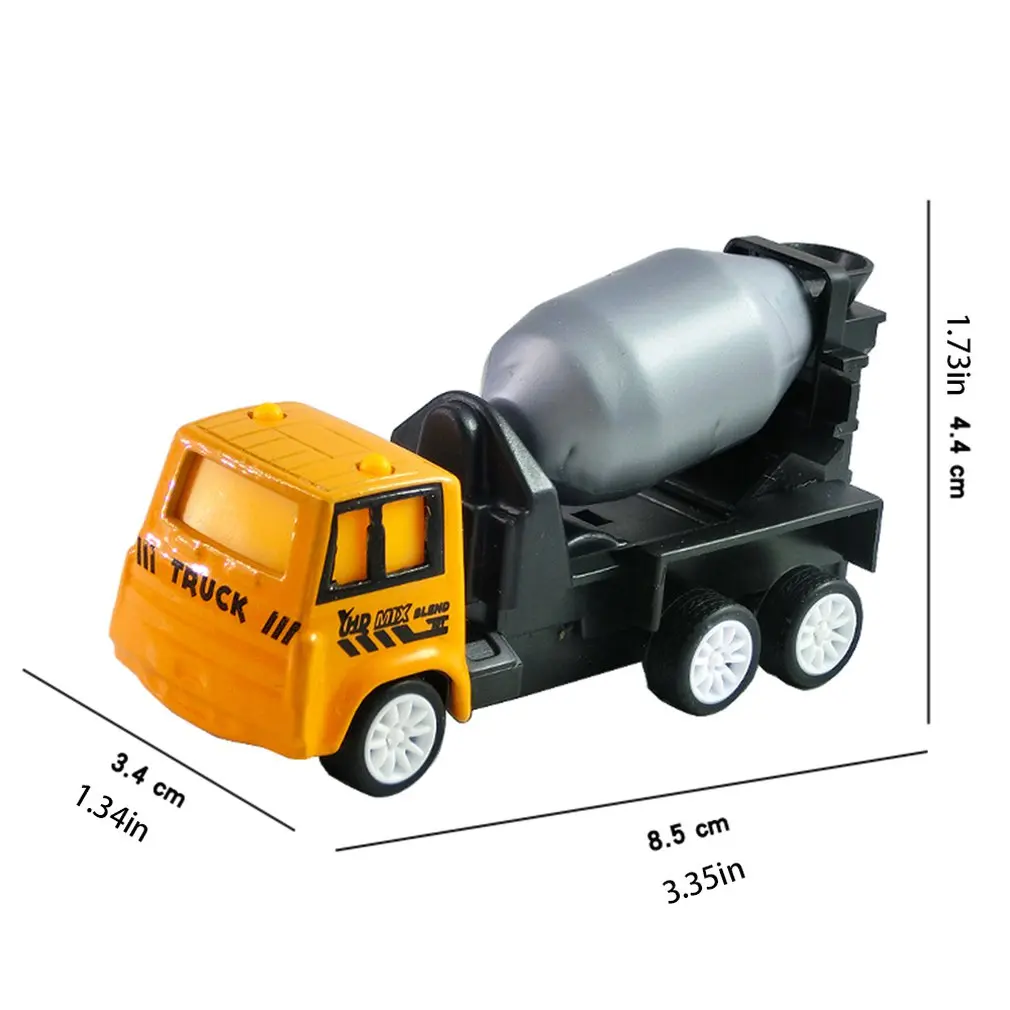 

Mini Alloy Equipped Return Engineering Car Model Tractor Toy Dump Truck Model Classic Toy Vehicles Mini Gift For Boys