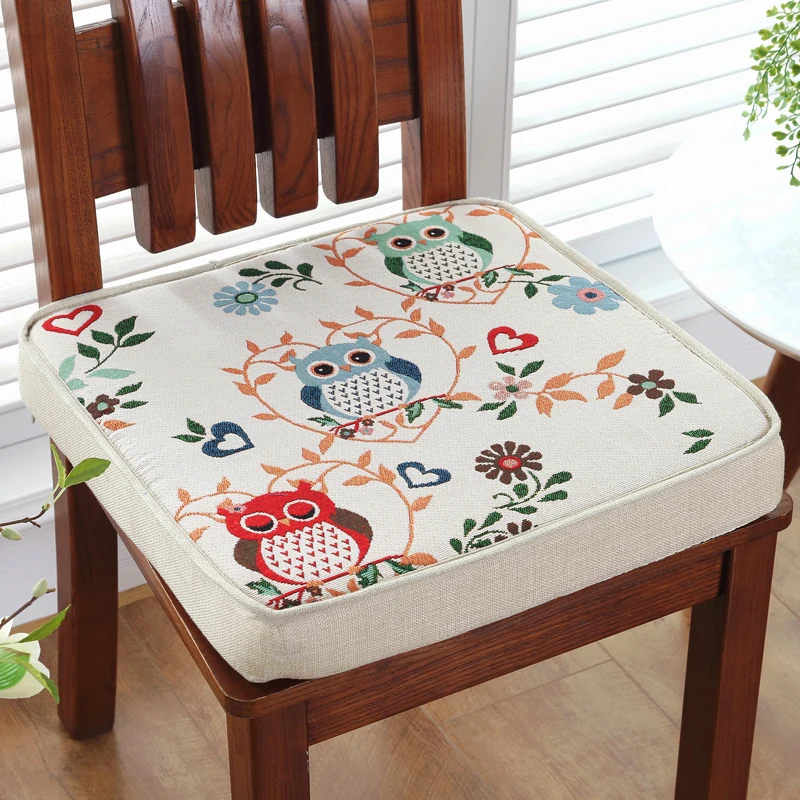 Сова Pattern Подушка на стул квадратная подушка обеденный кресло для офиса и дома
