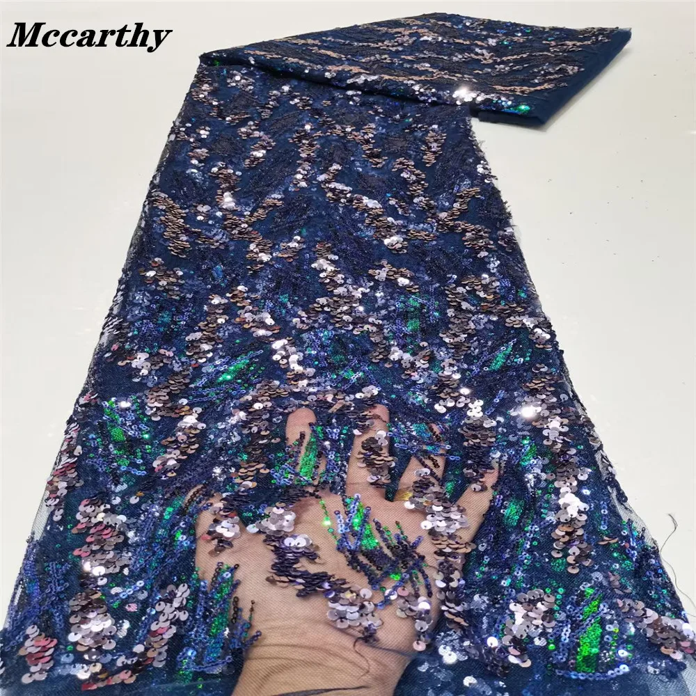 

Светлая французская Тюлевая кружевная ткань Mccarthy, 2021, Высококачественная вышитая африканская сетчатая кружевная ткань в нигерийском стиле...