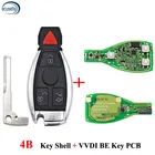 Пульт дистанционного управления XHORSE VVDI BE Key Pro 4B для Mercedes Benz V1.5 PCB, улучшенная версия смарт-ключа 315433 МГц, можно обменять маркер MB BGA