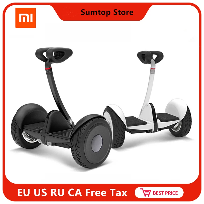 xiaomi mini ninebot умный самобалансирующийся скутер электрический 2 двухколесный Ховерборд Скейтборд 10 дюймов Ховерборд доска